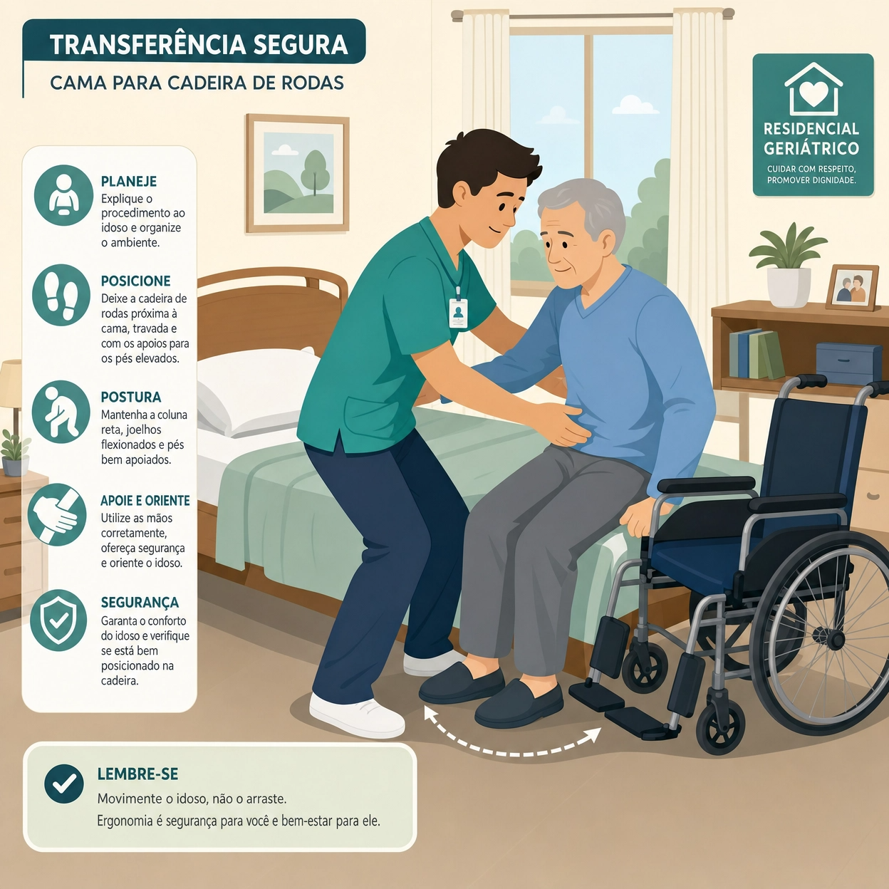 Cuidado geriátrico correto